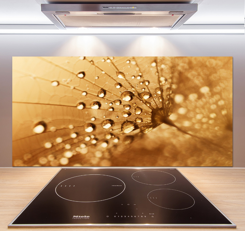 Kitchen splashback Dandelion