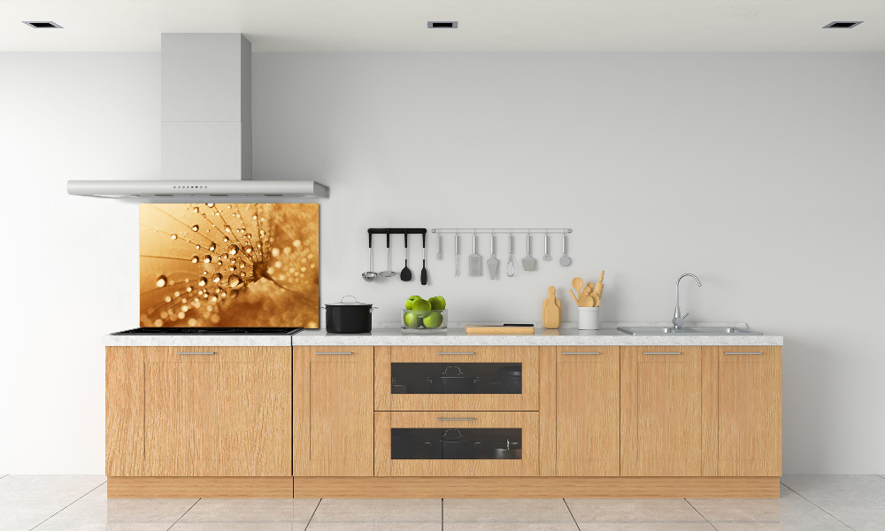 Kitchen splashback Dandelion