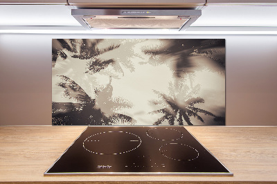 Kitchen splashback Palm trees