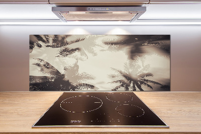 Kitchen splashback Palm trees