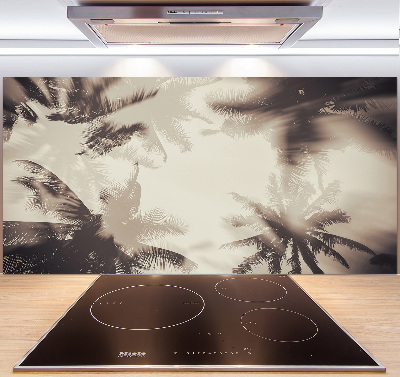 Kitchen splashback Palm trees