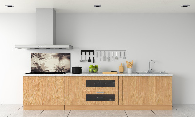 Kitchen splashback Palm trees