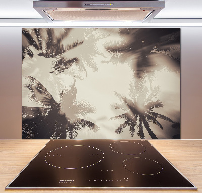 Kitchen splashback Palm trees