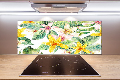 Cooker splashback Orchid