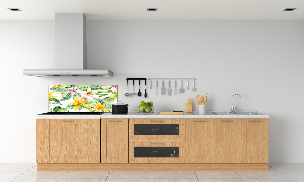 Cooker splashback Orchid