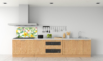 Cooker splashback Orchid