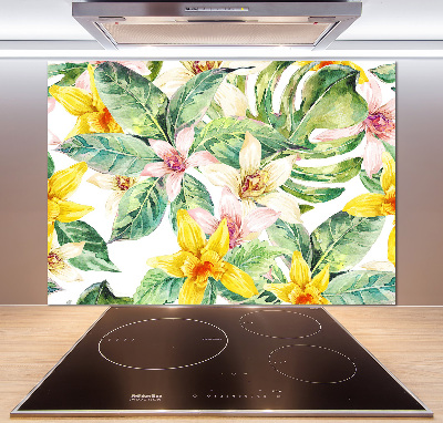 Cooker splashback Orchid