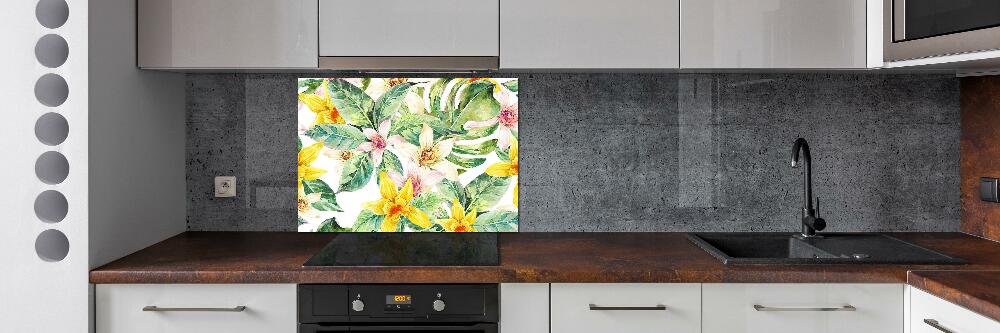 Cooker splashback Orchid