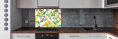 Cooker splashback Orchid