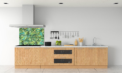 Cooker splashback Tropical leaves