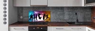 Kitchen splashback Disco