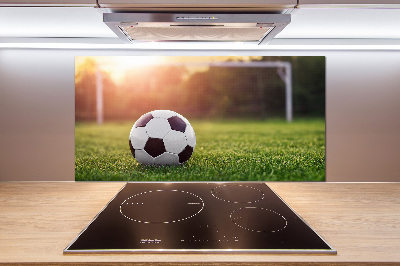 Glass splashback Football