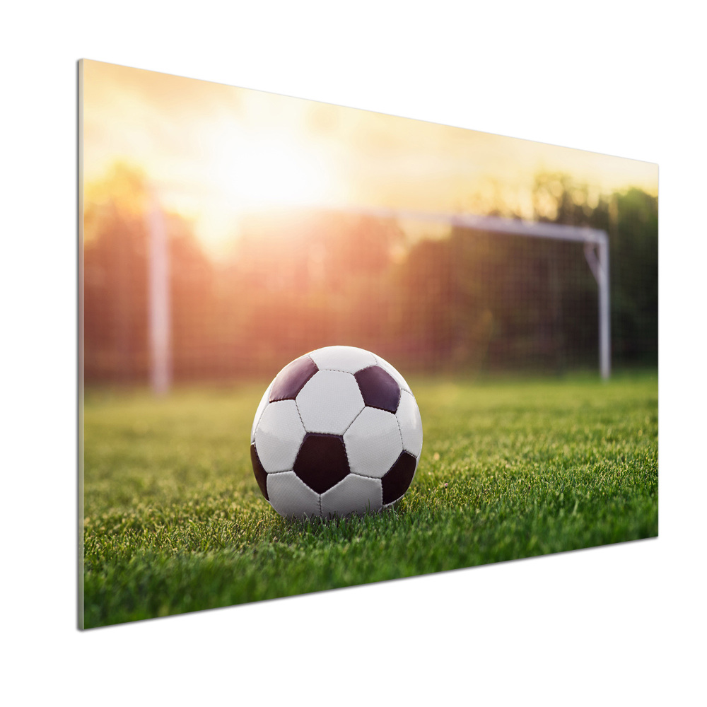 Glass splashback Football