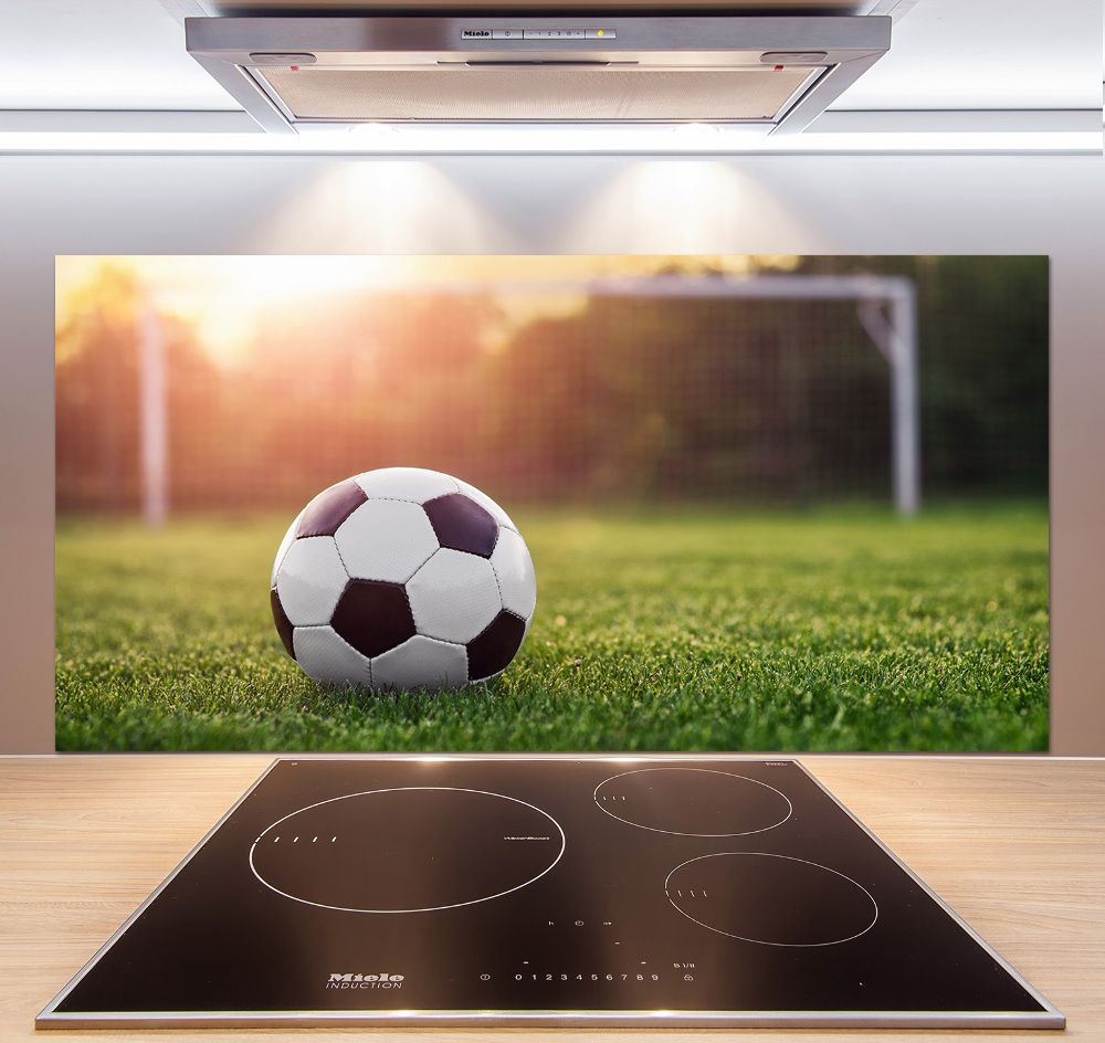 Glass splashback Football