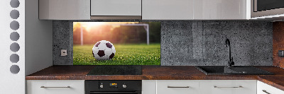 Glass splashback Football