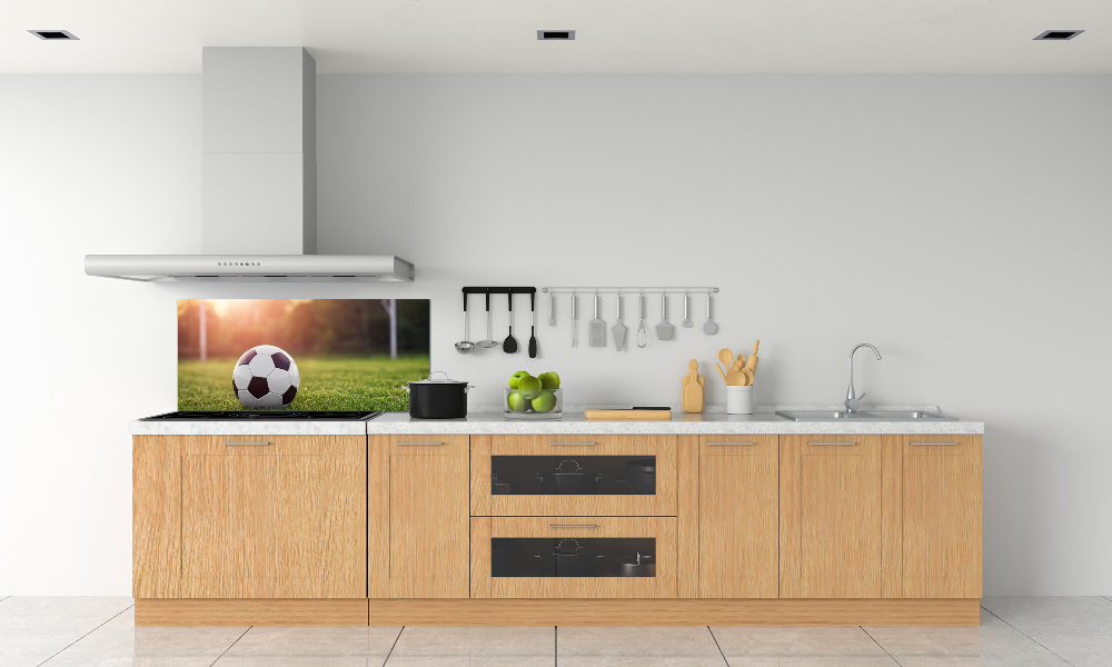 Glass splashback Football