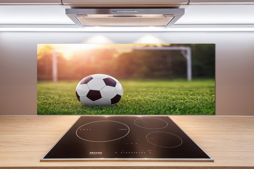 Glass splashback Football