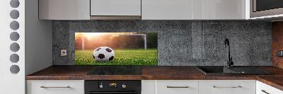 Glass splashback Football