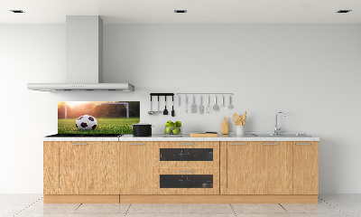 Glass splashback Football