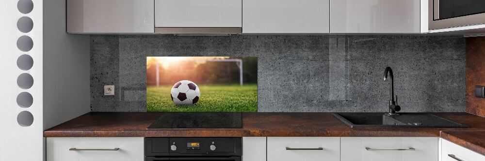 Glass splashback Football