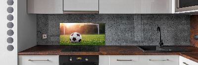 Glass splashback Football