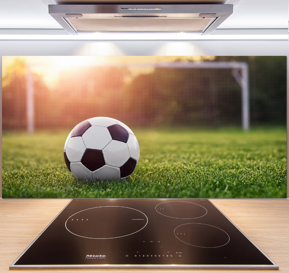 Glass splashback Football