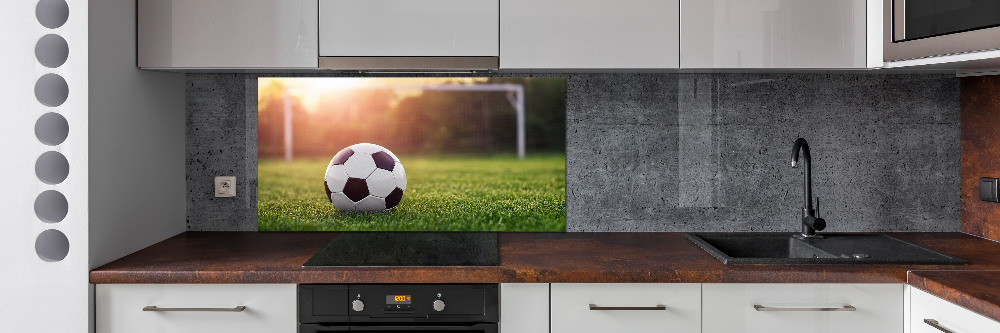 Glass splashback Football