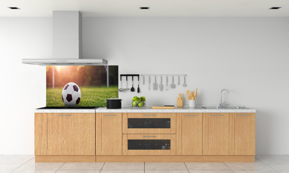 Glass splashback Football