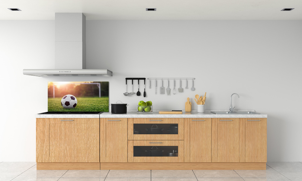 Glass splashback Football