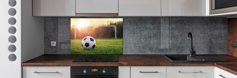 Glass splashback Football