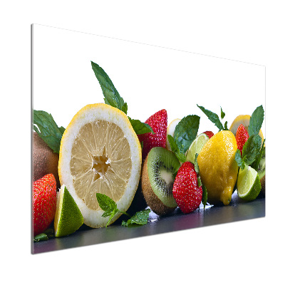 Cooker splashback Fruits and vegetables