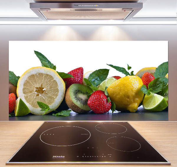 Cooker splashback Fruits and vegetables