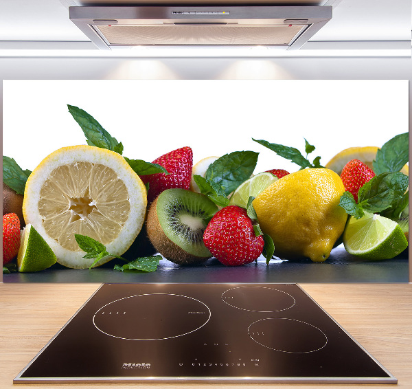 Cooker splashback Fruits and vegetables