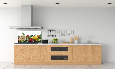 Cooker splashback Fruits and vegetables