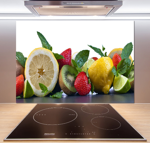 Cooker splashback Fruits and vegetables