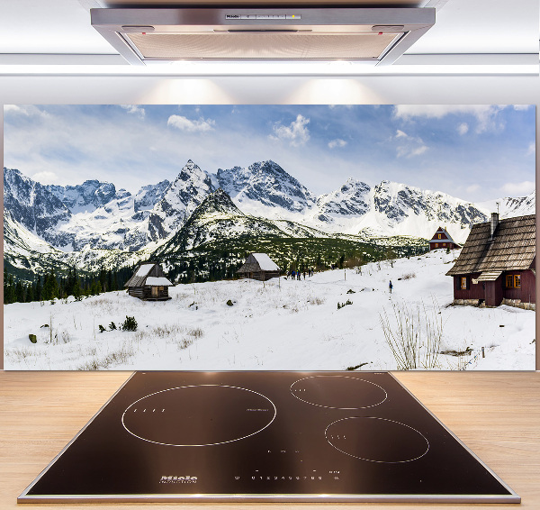 Cooker splashback Tatra Halls