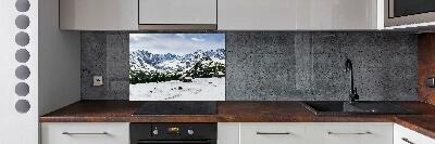 Cooker splashback Tatra Halls