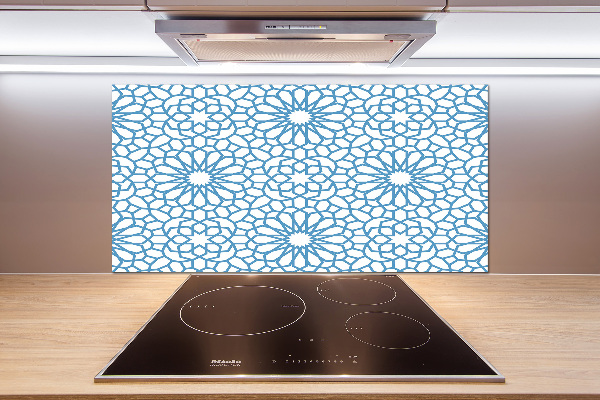 Cooker splashback Oriental pattern