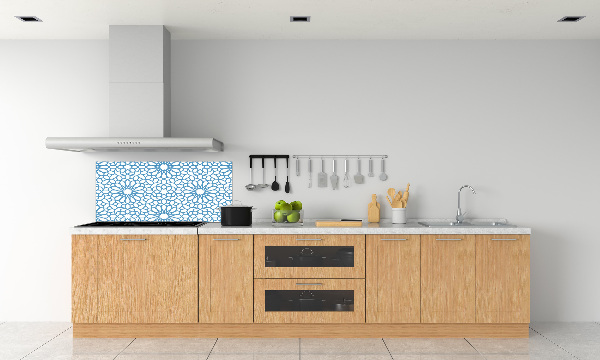 Cooker splashback Oriental pattern