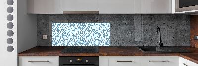 Cooker splashback Oriental pattern