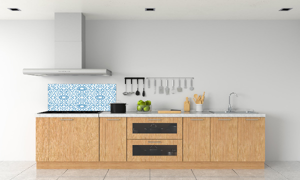 Cooker splashback Oriental pattern