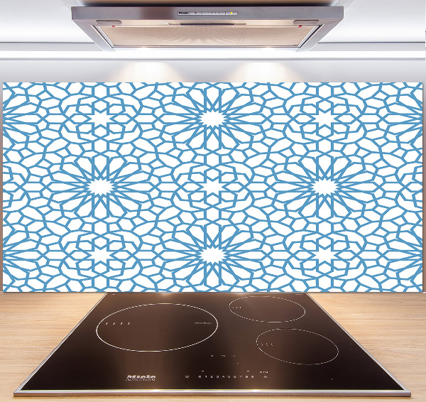 Cooker splashback Oriental pattern