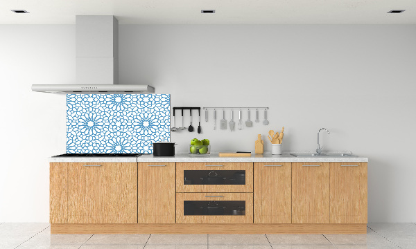 Cooker splashback Oriental pattern