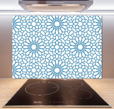 Cooker splashback Oriental pattern