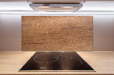 Cooker splashback Wooden background