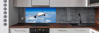 Cooker splashback Airplane