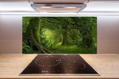 Cooker splashback Tropical jungle