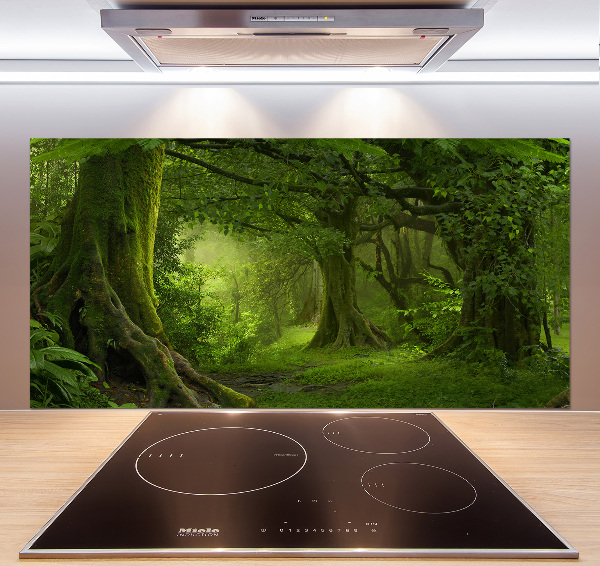 Cooker splashback Tropical jungle