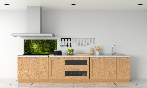 Cooker splashback Tropical jungle