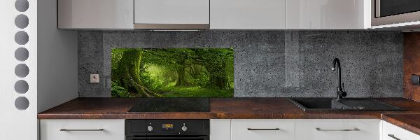 Cooker splashback Tropical jungle